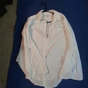 Never worn White button-down shirt